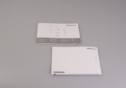 Service Booklet front and back Service Booklet front and back