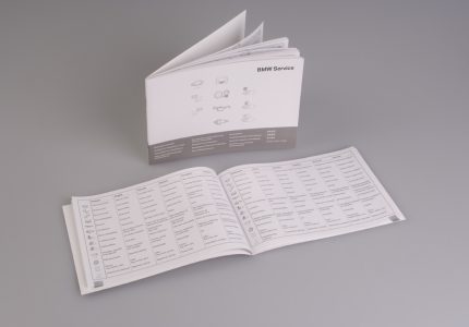 Service Booklet language overview
