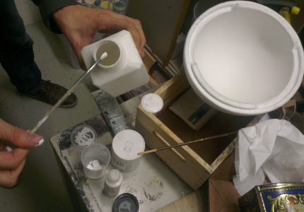 Gegenwartsmaschine Last touch to the inner sphere